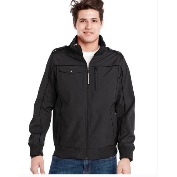 Baubax Bomber Travel Jacket Mens Medium Casual Outdoor Full Zip Black Size L